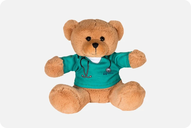 7" Doctor Or Nurse Plush Bear  Prime Line  TY6025