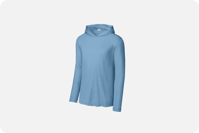 Sport-Tek® Posi-UV® Pro Long Sleeve Hoodie Sanmar ST420LSH